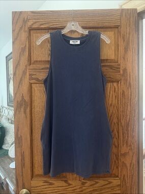 Double Zero Navy Sleeveless Mini Dress